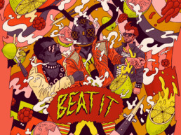 Beat it artwork